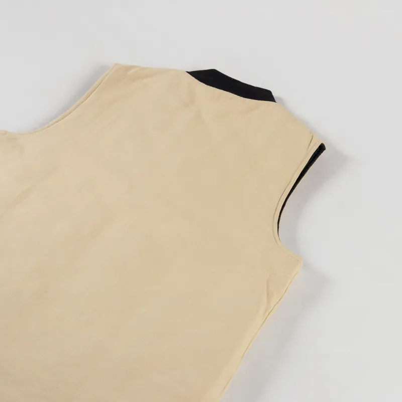 Service Works Padded Work Vest Jacket Pale Khaki-5