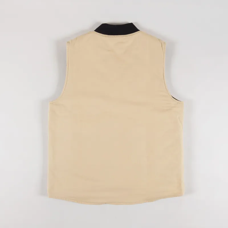 Service Works Padded Work Vest Jacket Pale Khaki-2