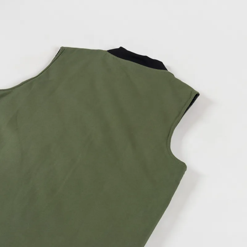 Service Works Padded Work Vest Jacket Olive-5