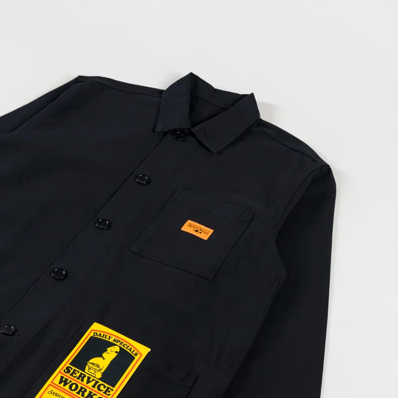 Service Works Canvas Coverall Jacket Black-2