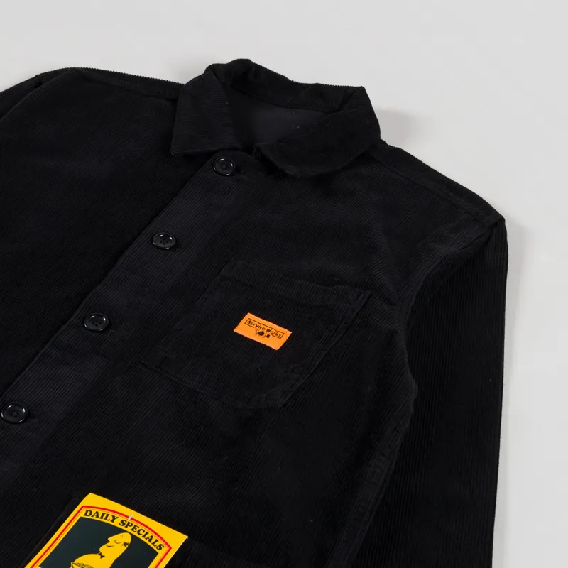 Service Works Cord Coverall Jacket Black-2
