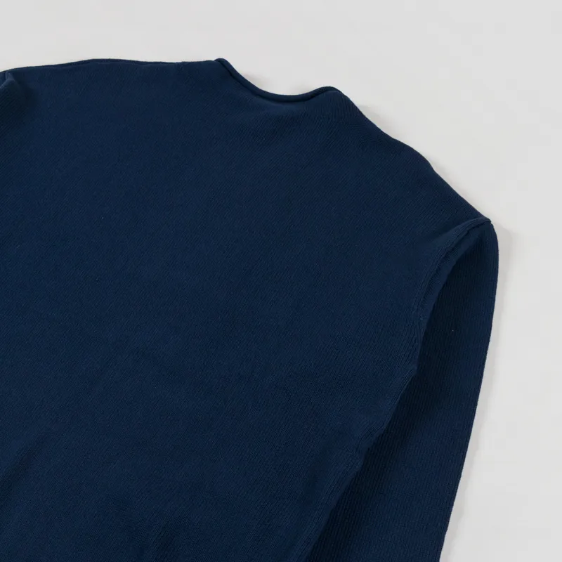 Service Works Mock Smock Sweater Navy-3