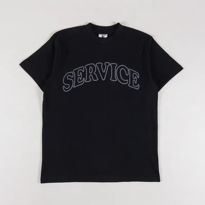 Service Works Arch Logo T Shirt Black