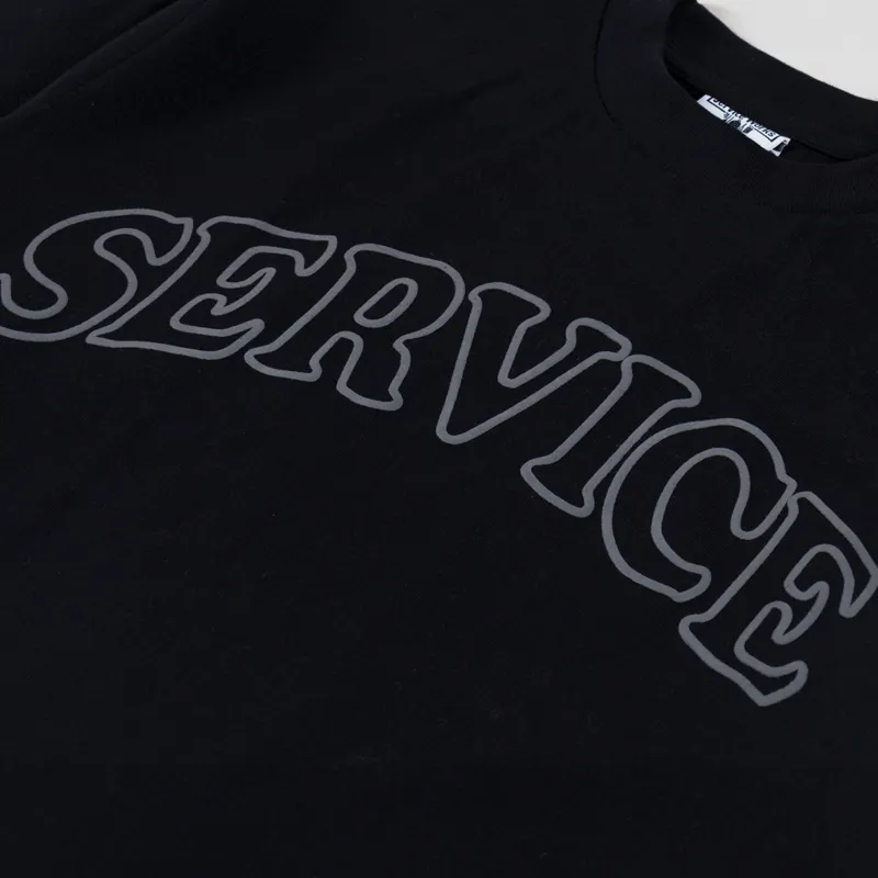 Service Works Arch Logo T Shirt Black-2