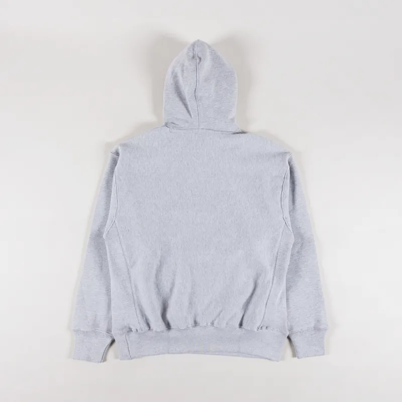Service Works Arch Logo Hoodie Marl Grey-1