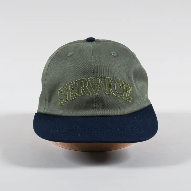 Service Works Arch Logo Cap Olive Navy-2