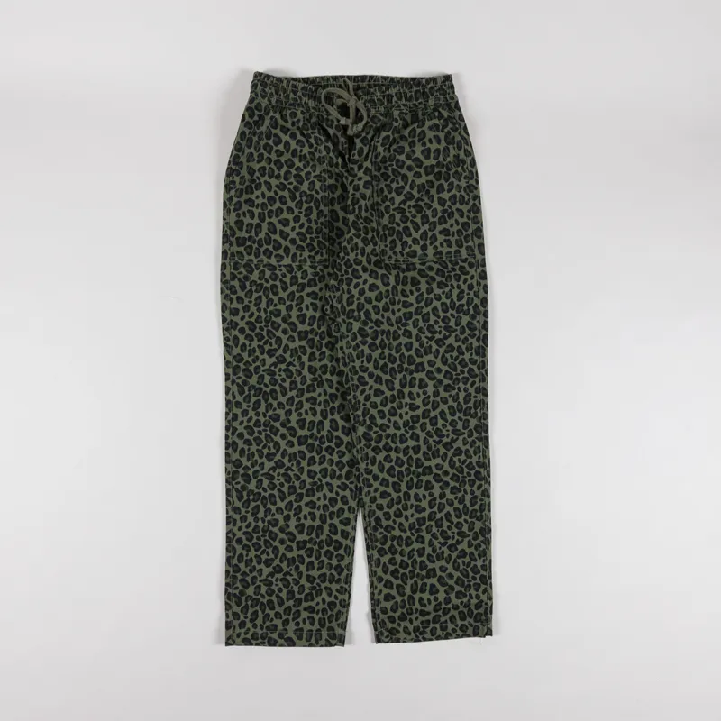 Service Works Leopard Chef Pants Green-1