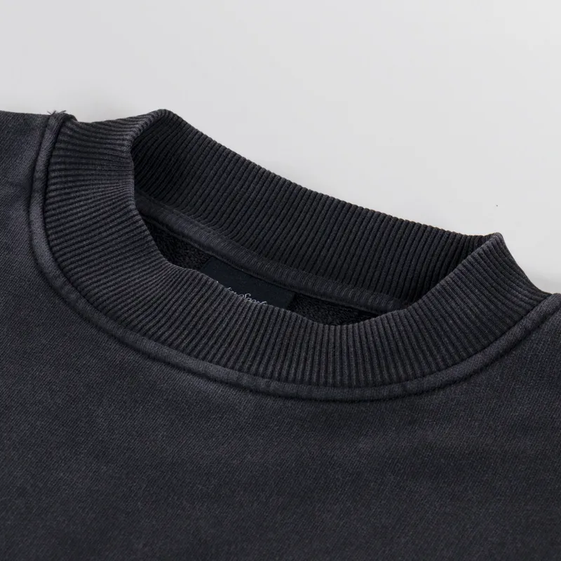 Goodies Sportive Safari World Series Crewneck Black Stone Washed-4