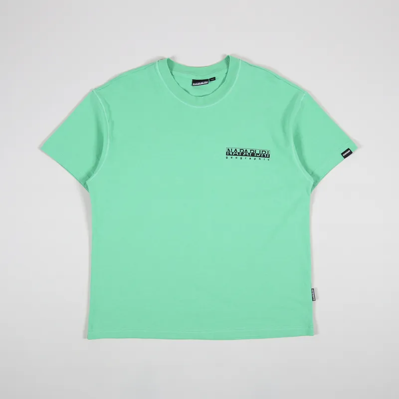 Napapijri S-Yoik T Shirt Green Dusty-1