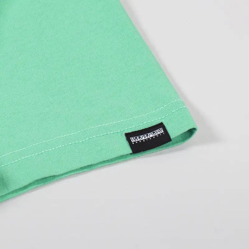 Napapijri S-Yoik T Shirt Green Dusty-4
