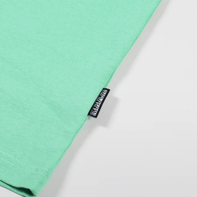 Napapijri S-Yoik T Shirt Green Dusty-5