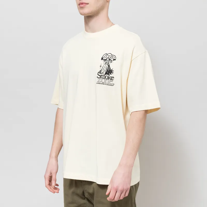 Goodies Sportive Smoke Zone T Shirt Butter-1