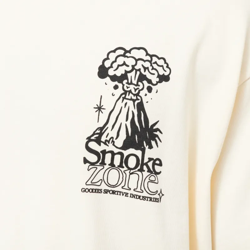 Goodies Sportive Smoke Zone T Shirt Butter-4