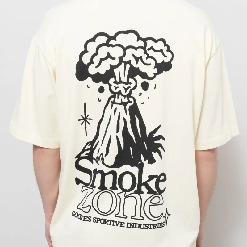Goodies Sportive Smoke Zone T Shirt Butter-5