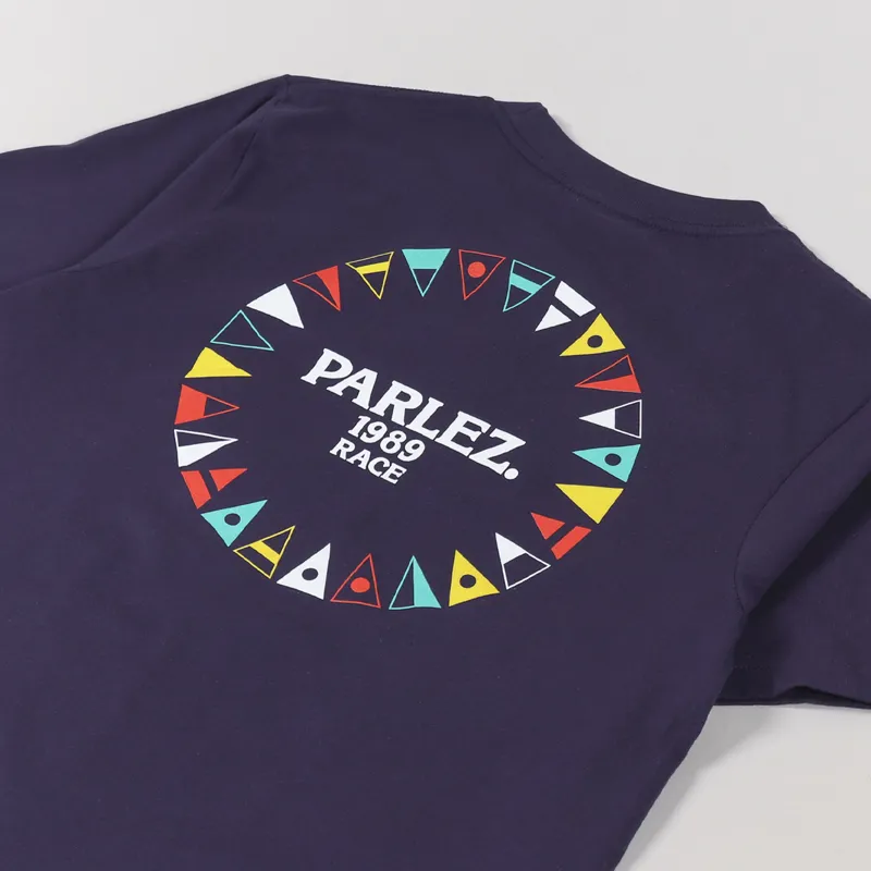 Parlez Sabre T Shirt Navy-2