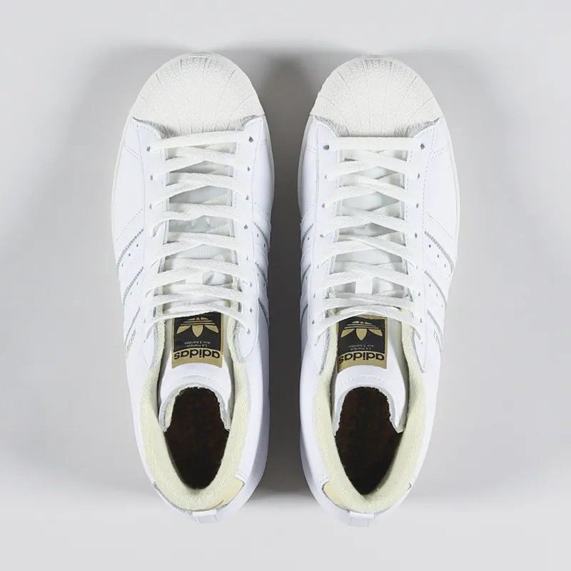 Adidas Skateboarding Mens Sam Pro Model ADV Shoes White Yellow