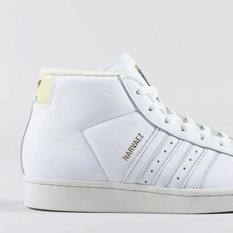 Adidas Skateboarding Sam Pro Model ADV Shoes White Yellow-5