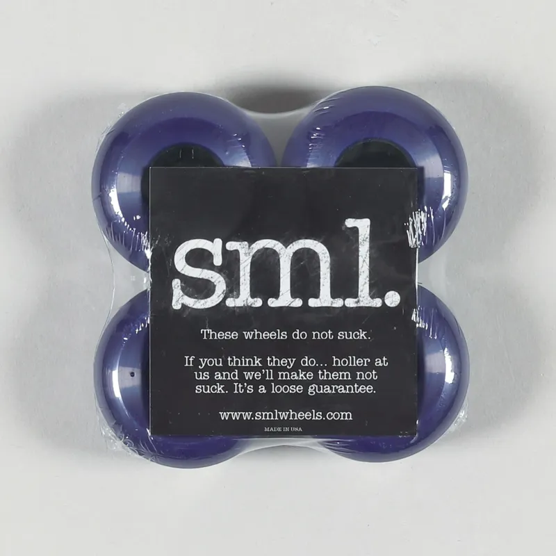 SML Wheels Succulent Cruiser Wheels Blue Dreams 92a 54mm V-Cut-1