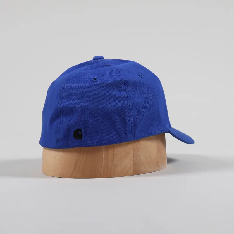 Carhartt WIP Flexfit Script Cap Thunder Blue Black-1