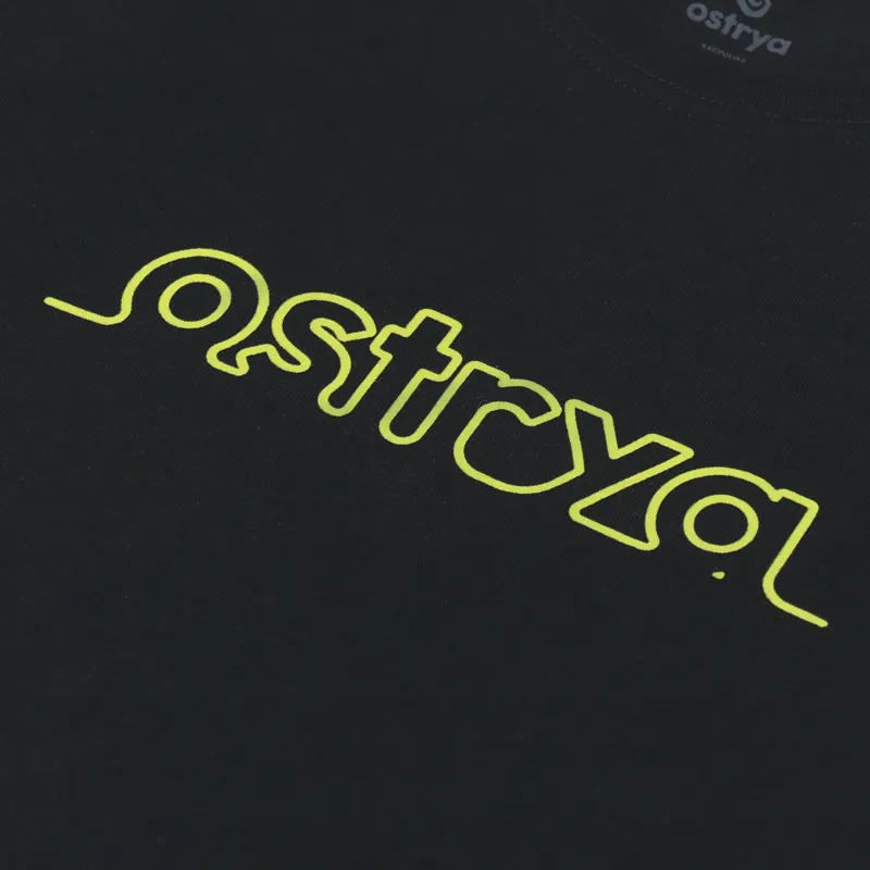 Ostrya Script Equi-Tee Black-1