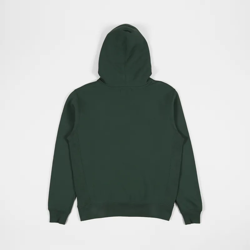 Know Wave Screenprinted Wavelength Pullover Hoodie Olive-1
