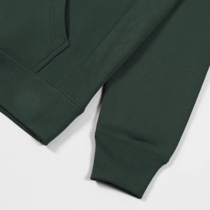 Know Wave Screenprinted Wavelength Pullover Hoodie Olive-4