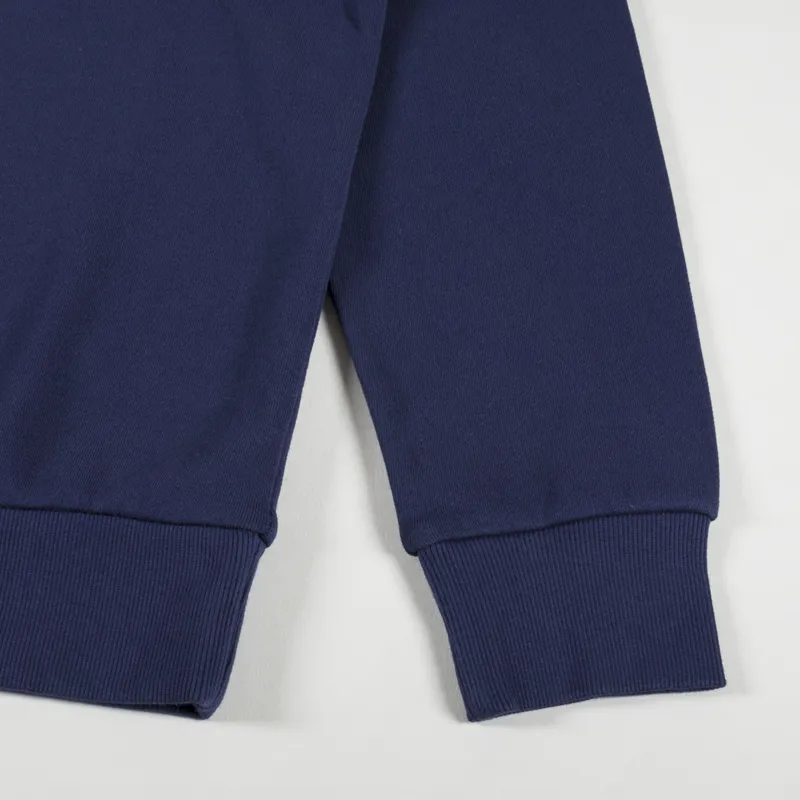 Carhartt WIP Script Embroidery Sweat Blue White-3