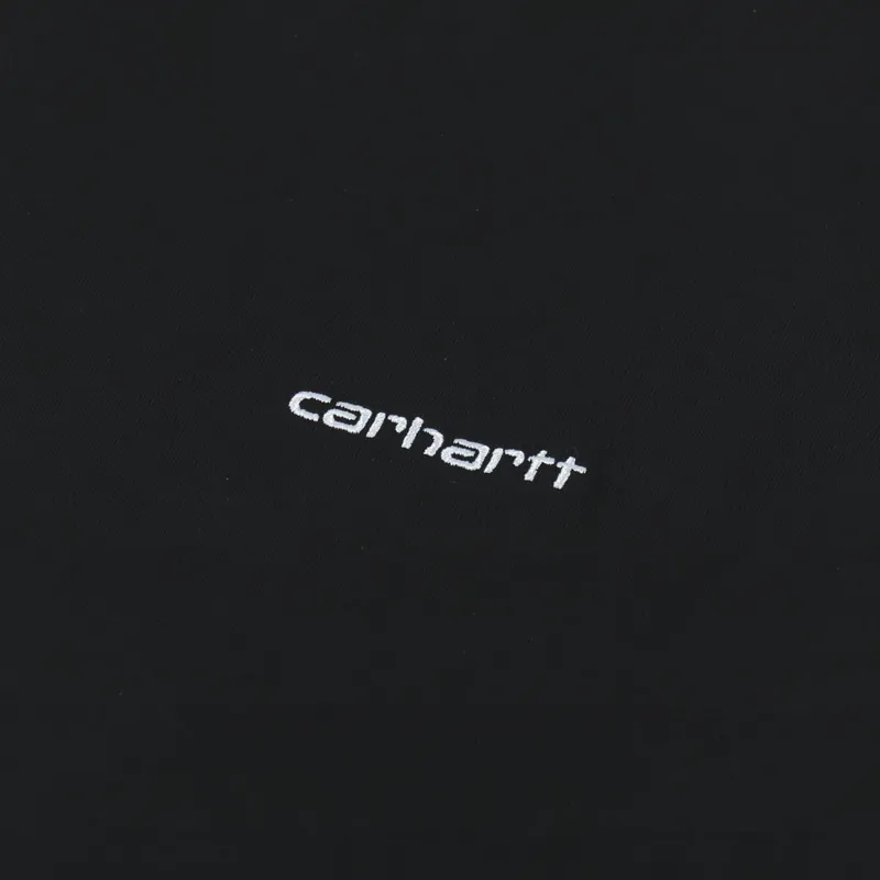 Carhartt WIP Script Embroidery T Shirt Black White-1