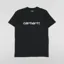Carhartt WIP Script T Shirt Black White
