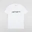 Carhartt WIP Script T Shirt White Black