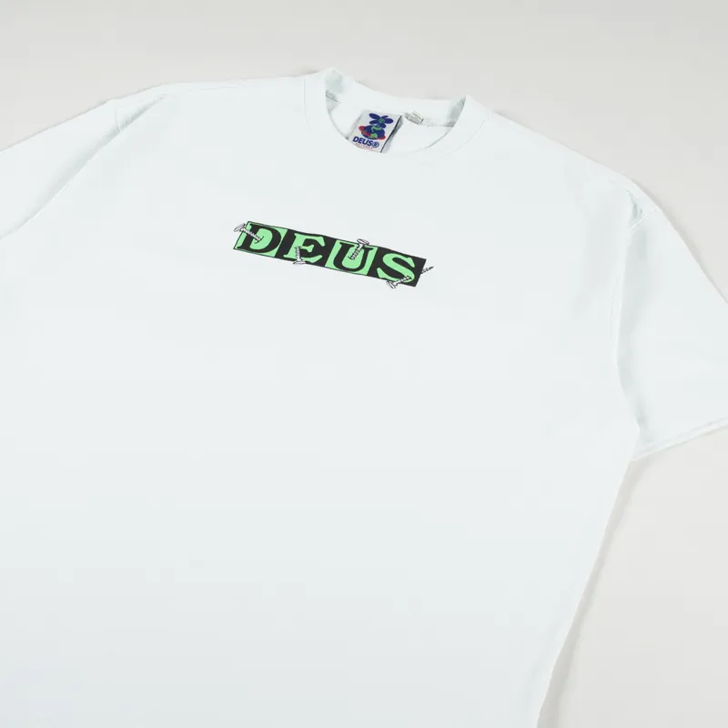 Deus Ex Machina Screw Loose T Shirt Illusion Blue-3
