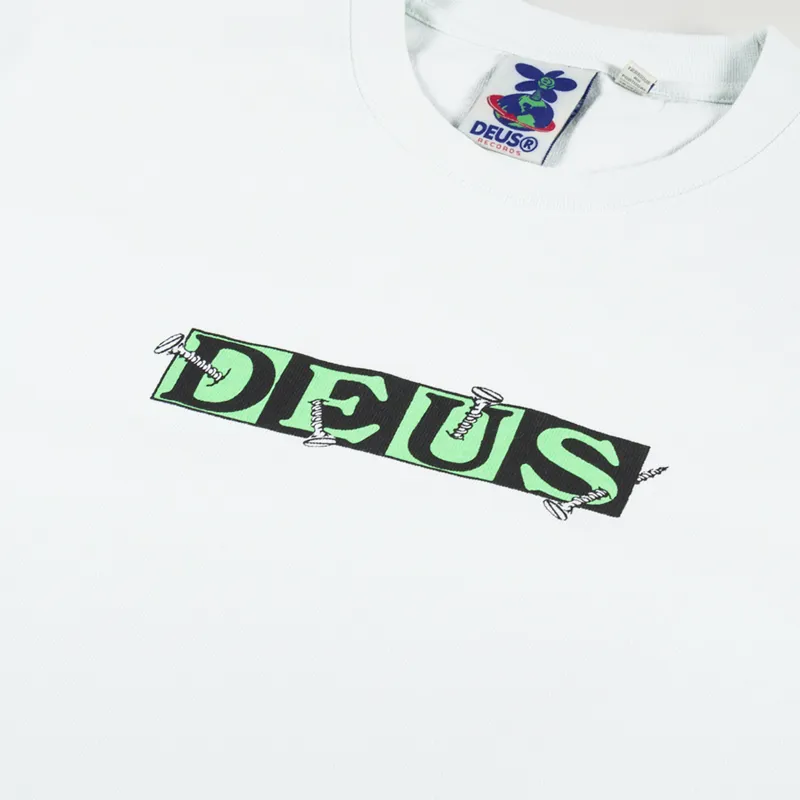 Deus Ex Machina Mens SS Screw Loose T Shirt Illusion Blue