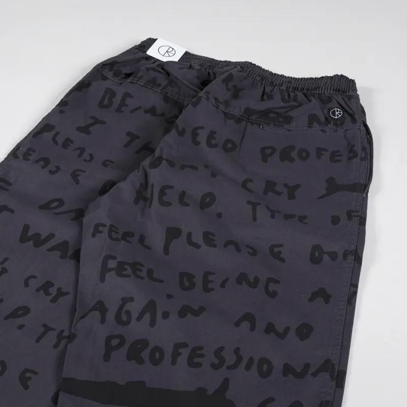 Polar Skate Co. Sad Notes Surf Pants Graphite-6