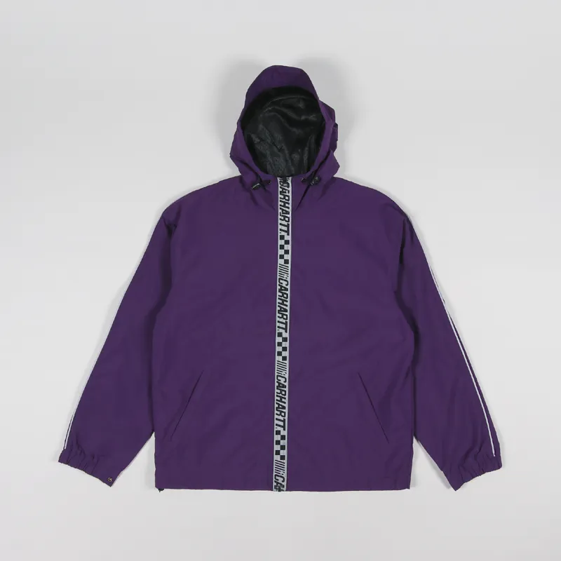 Carhartt WIP Mens Track Senna Jacket Royal Violet Reflective