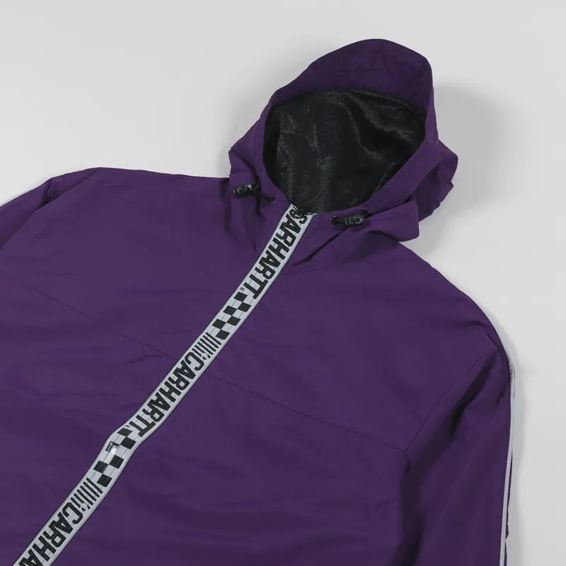 Carhartt WIP Senna Wind Breaker Jacket Royal Violet Reflective-3