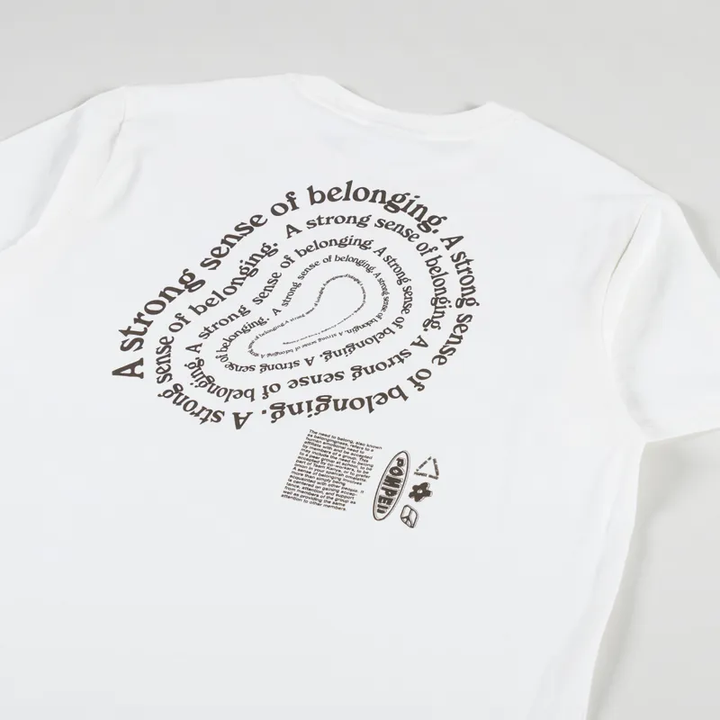Pompeii Sense Of Belonging T Shirt White-5
