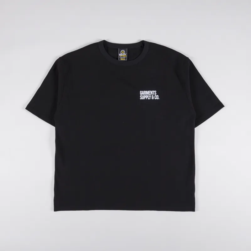 FrizmWORKS Service Label T Shirt Black-1