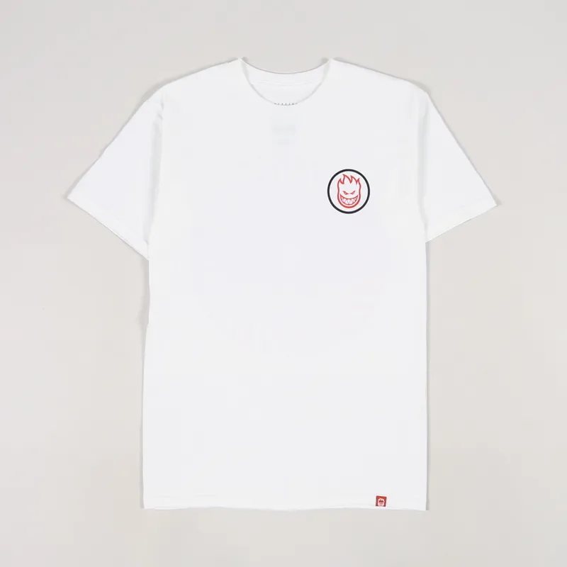 Spitfire Classic Swirl Overlay T Shirt White-1
