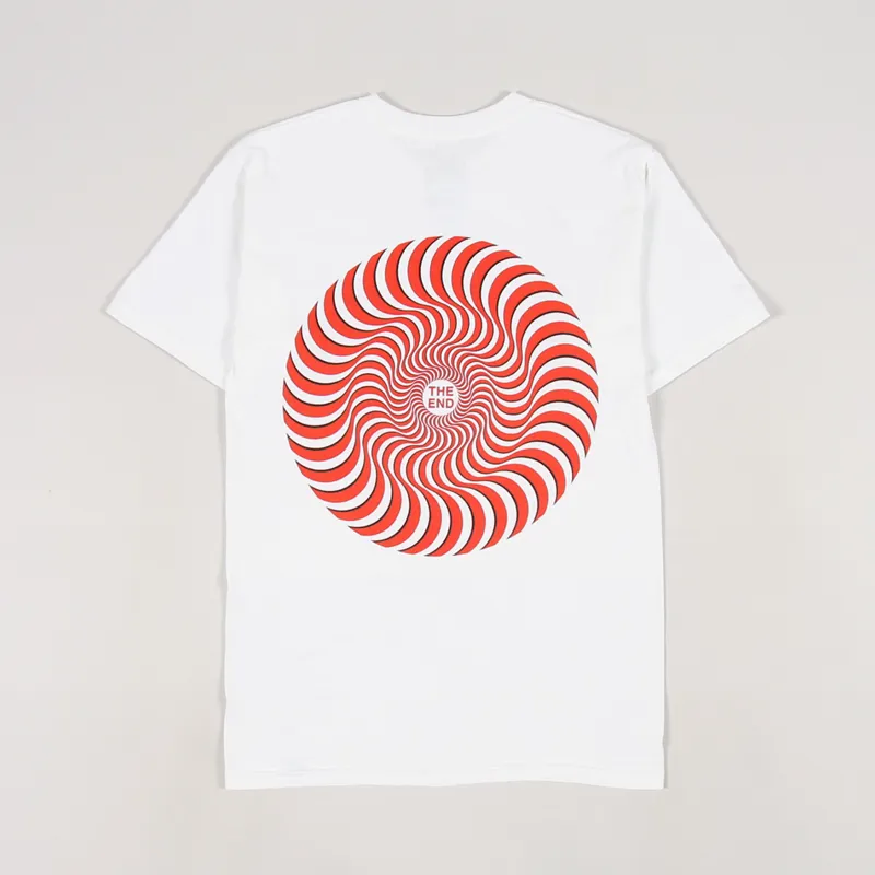 Spitfire Classic Swirl Overlay T Shirt White