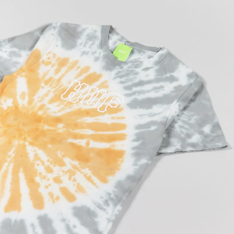 Huf SF Dye Tie Dye T Shirt Orange-2