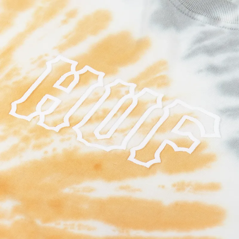 Huf SF Dye Tie Dye T Shirt Orange-1