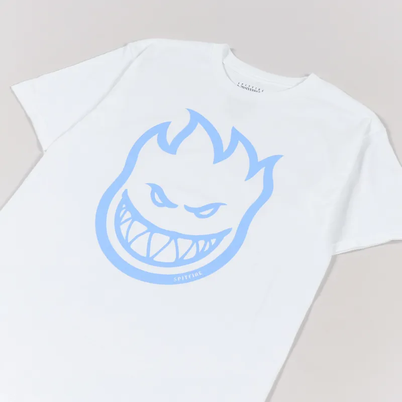 Spitfire Bighead T Shirt White Light Blue-2