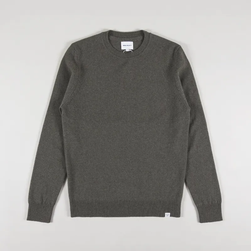 Norse Projects Sigfred Merino Lambswool Sweater Ivy Green