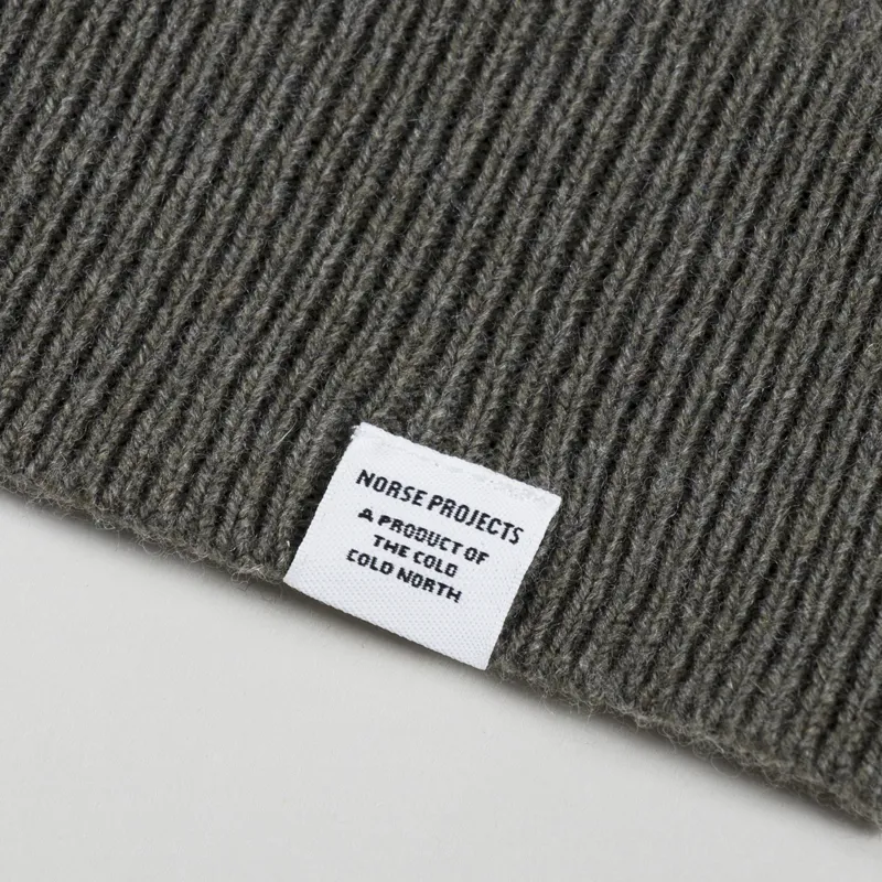 Norse Projects Sigfred Merino Lambswool Sweater Ivy Green-3