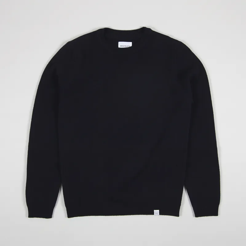 Norse Projects Sigfred Lambswool Sweater Dark Navy