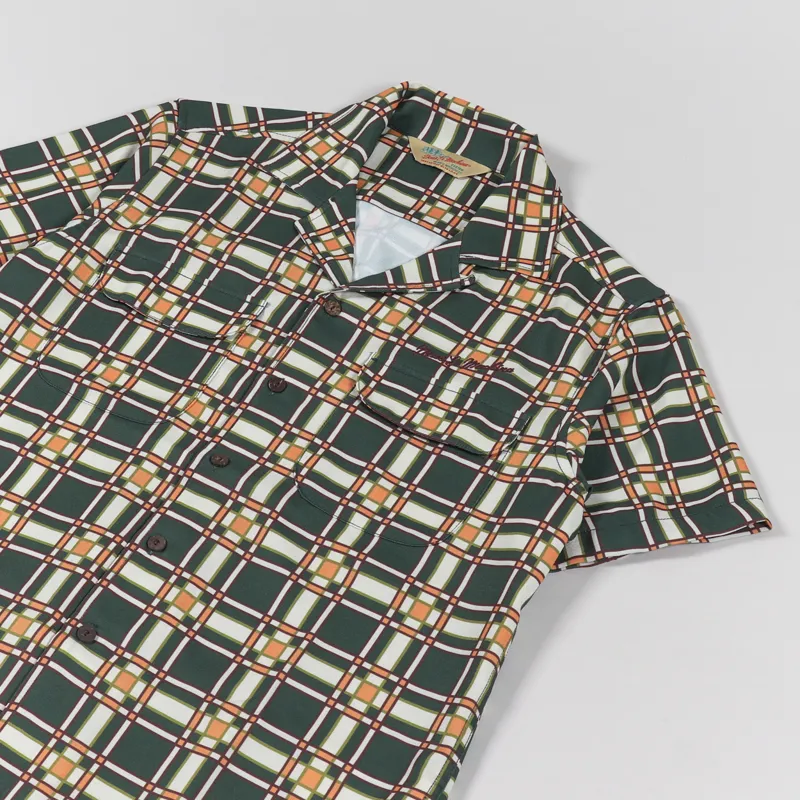 Deus Ex Machina Segauro Check Shirt Green Combo-2