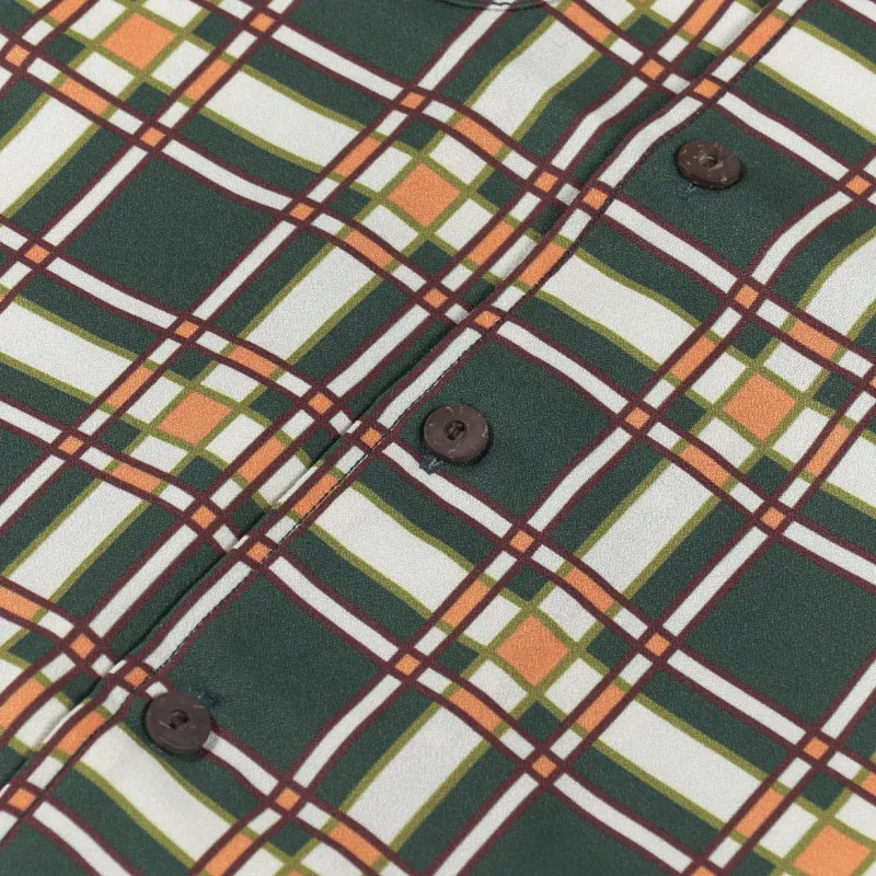 Deus Ex Machina Segauro Check Shirt Green Combo-4