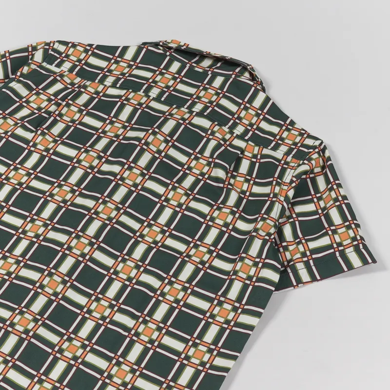 Deus Ex Machina Segauro Check Shirt Green Combo-3