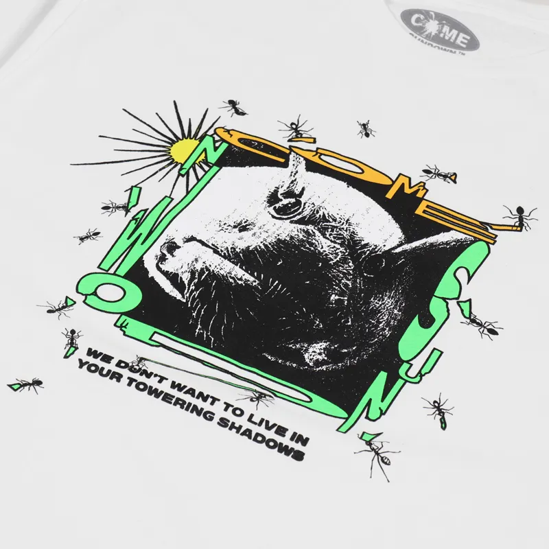 Come Sundown Shadows T Shirt White-4