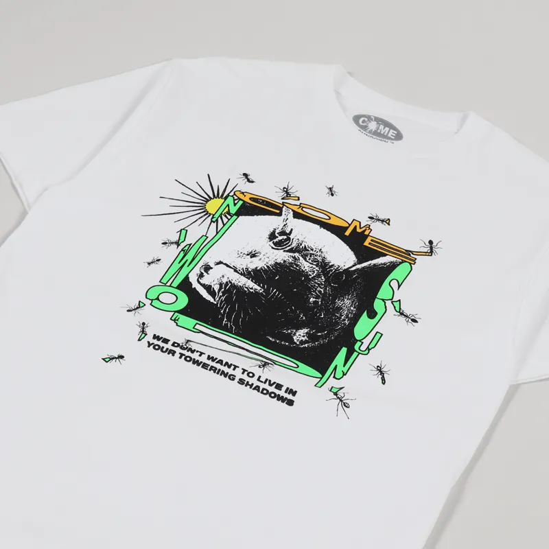 Come Sundown Shadows T Shirt White-3